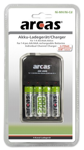 CELLONIC® Piles Rechargeables AA - 2600mAh - préchargées, durables, Longue  durée de Vie - 4X Accus Rechargeable AA (Mignon / HR6 / AA) Batteries :  : High-Tech